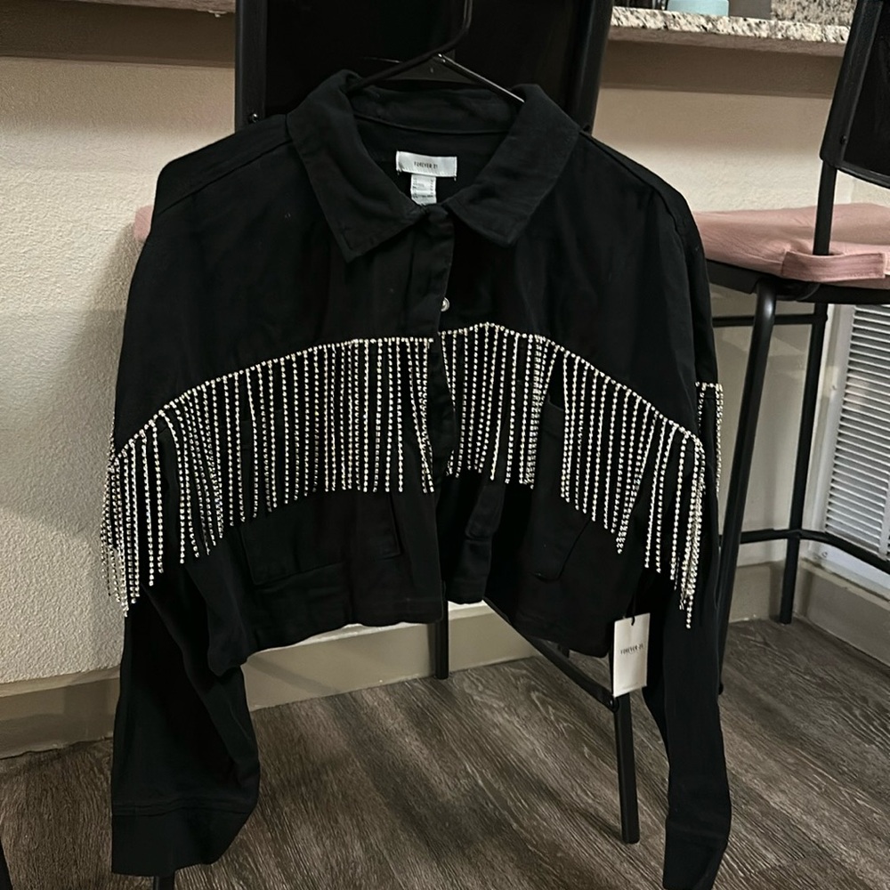 Sparkly Fringe Jacket